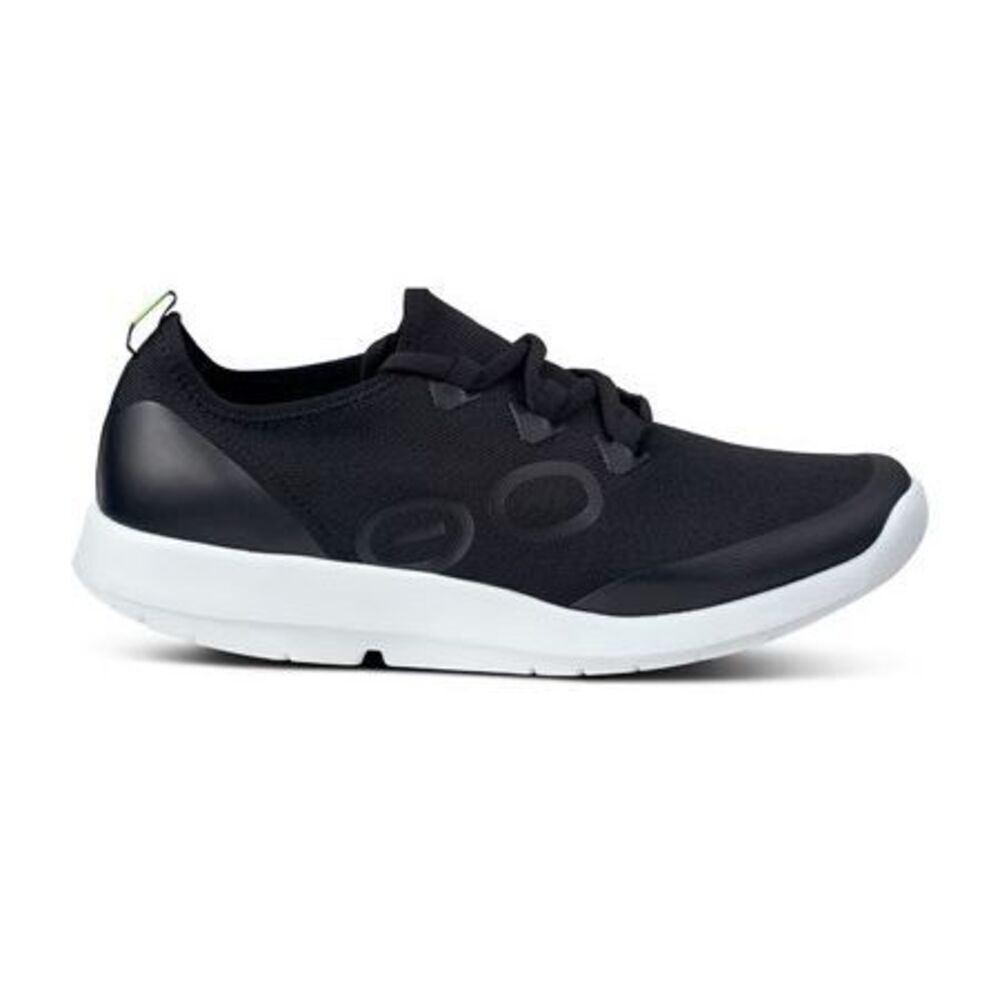 OOFOS OOMG Sport LS Low Shoe white black men's size 9 NEW WITHOUT BOX